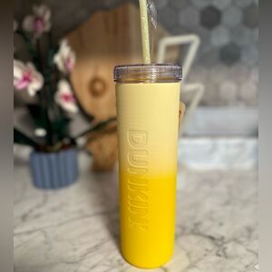 New Dunkin’ Rainbow Sipper 2024 Yellow